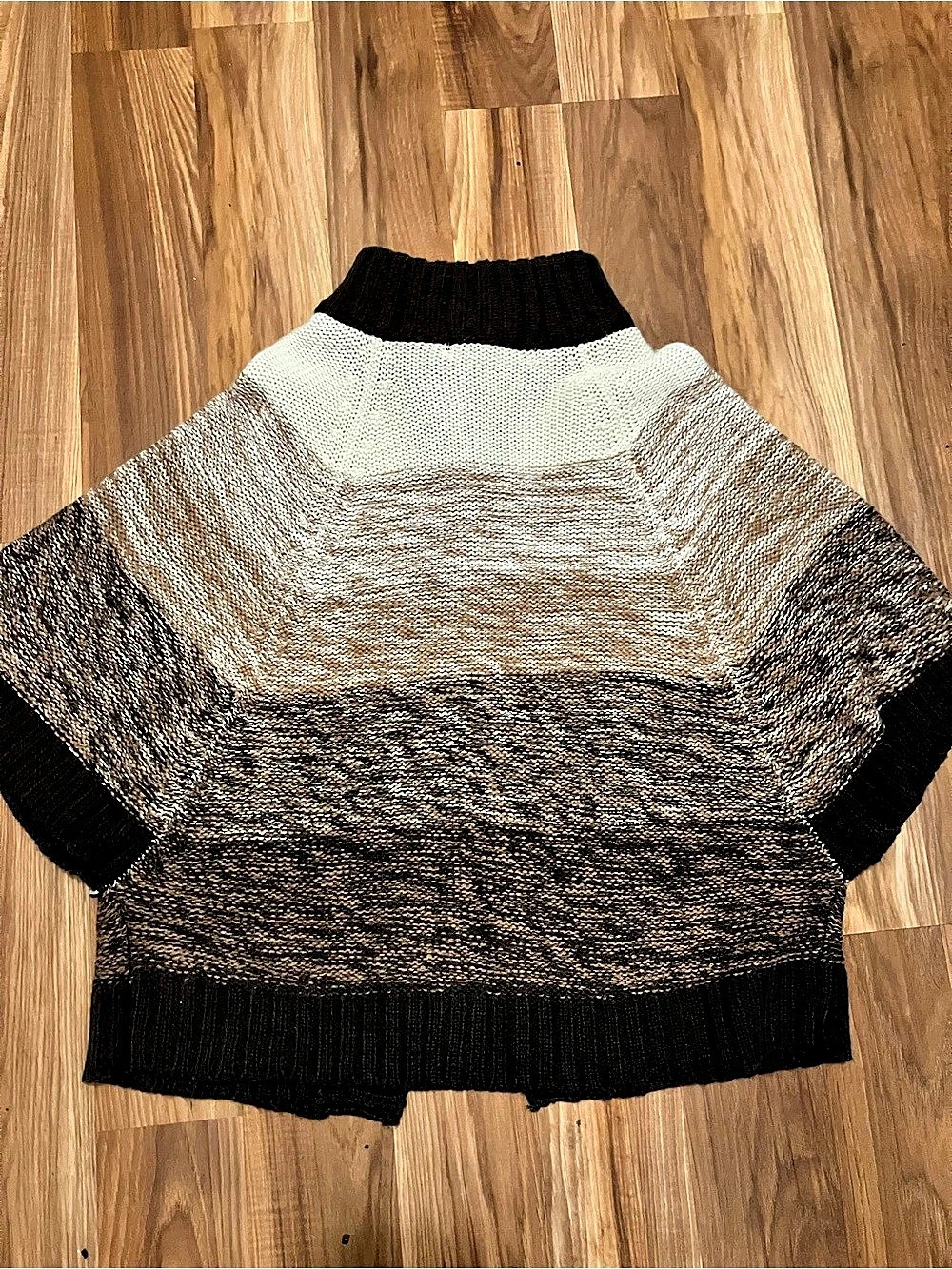 Allison Daley Color Block Button-Front Sweater Size Medium - Picture 2 of 3